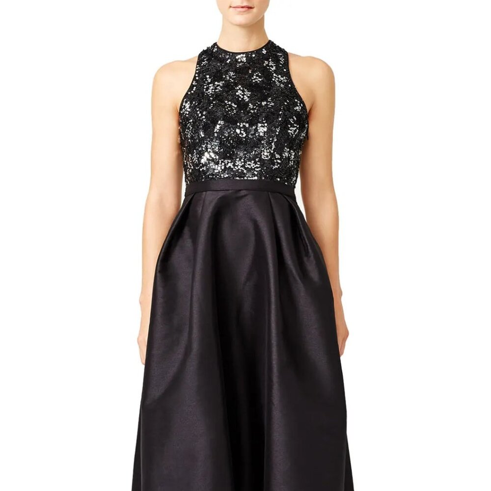 Monique Lhuillier J'Adore Sequin Gown | size 4R